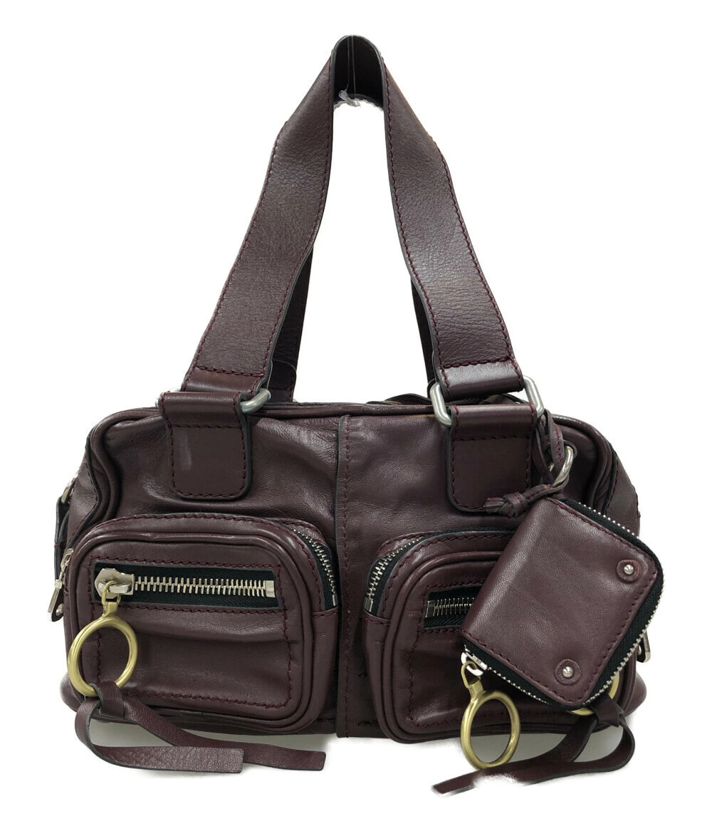 Chloe Betty Leather Shoulder Bag Brown